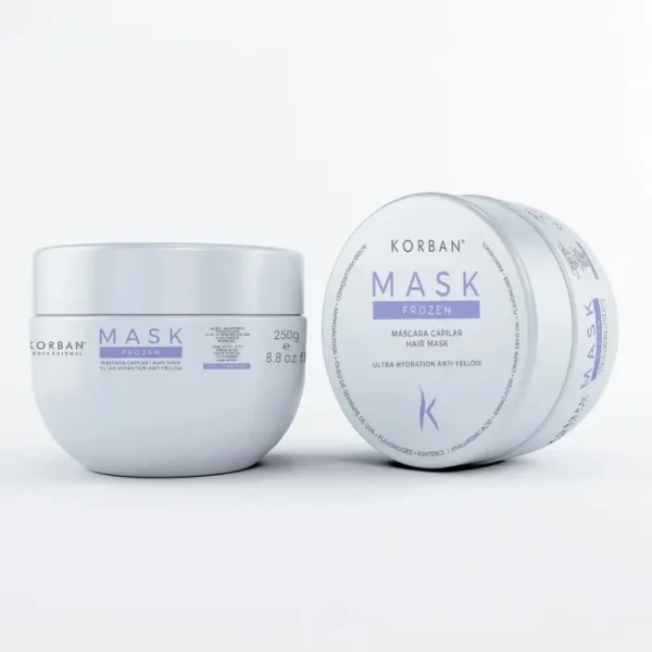 KORBAN Mask Blond Frozen 250 g tonizuojanti kaukė blondinėms