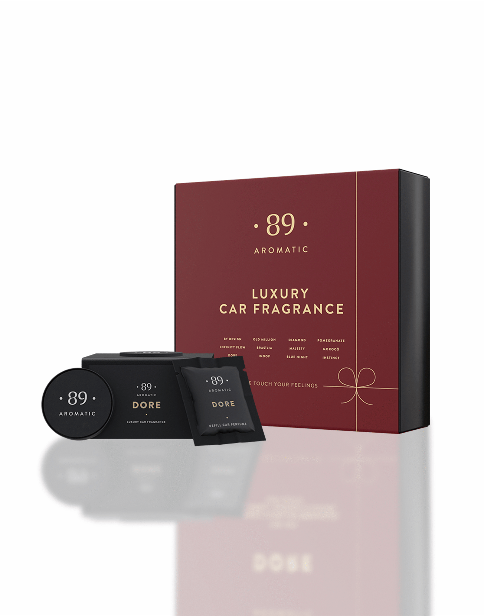 89 Aromatic rinkinys automobiliui oro gaiviklis 12vnt. kvapų