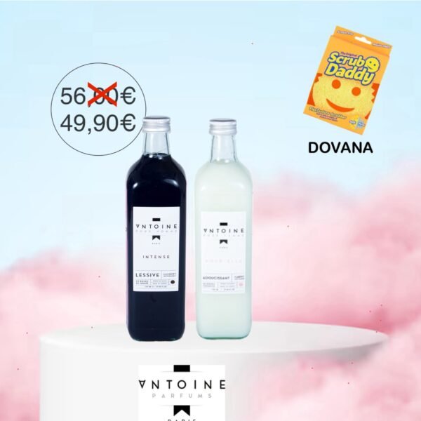 ANTOINE skalbiklis 750ml ir minkštiklis 750ml + DOVANA SCRUB DADDY ORIGINAL kempinėlė 1vnt. - Image 3