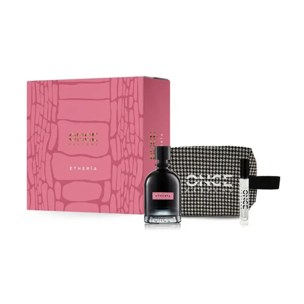 ONCE kvepalų moterims rinkinys ETHERIA by Viktorija Siegel EDP, 100ml + 10ml + ONCE kosmetinė