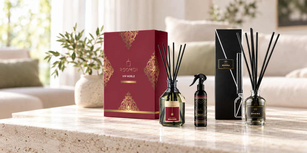 ROOMOI ir 89 Aromatic namų kvapas moderniame interjere